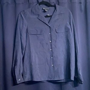 🌸NWOT AUGUST SILK button down blouse